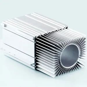Dongguan Personalización Disipador de calor de aluminio Caja de perfiles Caja de extrusión de aluminio