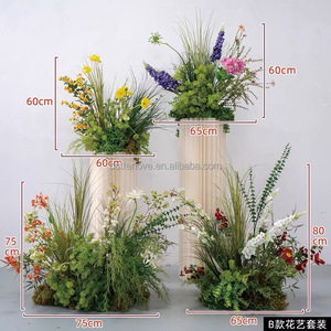 Forêts et champs verts respirent <span class=keywords><strong>pour</strong></span> la décoration de <span class=keywords><strong>mariage</strong></span>, boule de fleurs artificielles - Product Image 2