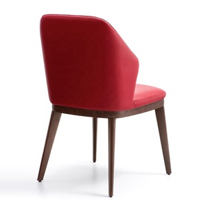 เก้าอี้ร้านกาแฟคุณภาพดีปรับแต่งได้ หุ้มหนัง PU พร้อมที่วางแขน สำหรับร้านอาหาร โรงแรม เก้าอี้ทานอาหารสำหรับโต๊ะอาหาร - Product Image 4