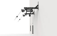 Machine à câble à poulie multifonctionnelle Barre de traction murale pour équipement de fitness et de musculation Barre de traction murale