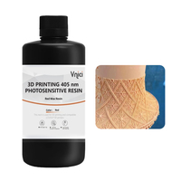Lilin merah Resin fotosensitif Resin baik untuk detail permukaan halus 405nm cahaya menyembuhkan Resin perhiasan kerajinan