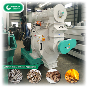 Machine de fabrication de granulés d'énergie biomasse : applications pour chaudières à vapeur, centrales de co-électrodéshydratation et centrales électriques à biomasse - Product Image 1