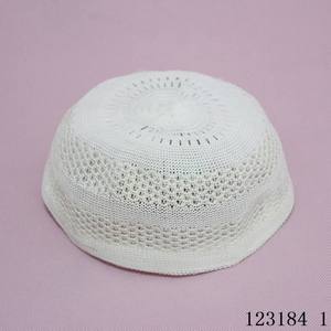 2023 New Design Fully Embroidered Adult Worship Islamic Men's Outdoor Prayer Felt <b>Hat</b> - Product Image 6