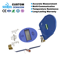Compteur d'eau ultrasonique DN32 en laiton IP68 OEM LoRaWAN Mbus Modbus, débitmètre numérique intelligent de classe B, haute précision, certifié ISO CE