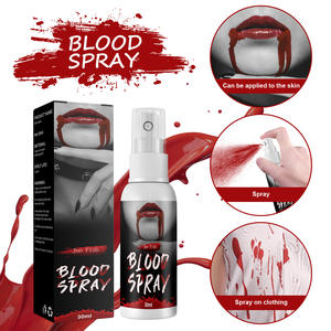 Venta al por mayor plasma sangre vampiro zombi sangre simulación sangre decoración película y televisión accesorios de maquillaje plasma spray - Product Image 4