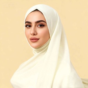 Cotton 110*110 Cm <b>Square</b> Hijab Scarf Spring Outing Fashionable Hijab <b>Square</b> - Product Image 4