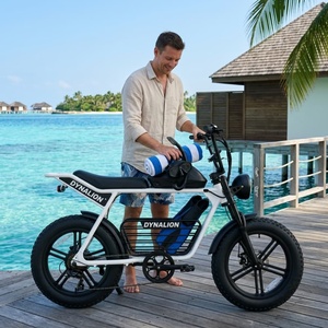 Bicicleta Eléctrica de Neumáticos Anchos de Estilo Casual en Color Blanco con Cambio de 7 Velocidades, Bicicleta Eléctrica para Vacaciones en Isla o Resort - Product Image 4
