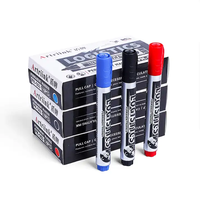 Jeu de marqueurs logistiques étanches couleur avec logo personnalisé OEM stylo à pointe fine grande capacité pour papier stylo marqueur permanent