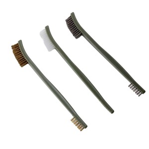 Double-Headed Wire Brush Set Steel Nylon Bristles Cleaning Tool For Rust Stain Removal Hardware Maintenance - Product Image 2