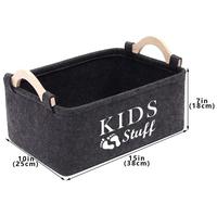 Prix d'usine panier de rangement pour la maison sac de rangement en feutre pour animal de compagnie chat chien