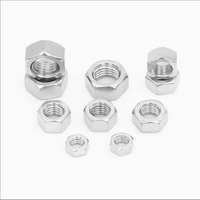 Écrou hexagonal en acier au carbone zingué résistant à la corrosion pour l'exploitation minière M1.4-M72 DIN 934 entièrement fileté autobloquant usiné CNC