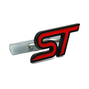 Emblème de calandre avant de voiture en métal 3D, logo <span class=keywords><strong>ST</strong></span>, badge de coffre, autocollant pour <span class=keywords><strong>Ford</strong></span> Focus Fiesta Mondeo EDGE Kuga <span class=keywords><strong>Explorer</strong></span> <span class=keywords><strong>ST</strong></span>, accessoires - Product Image 3