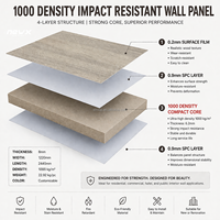 Paneles y Tableros de Pared de Bambú con Cableado Oculto Fácil de Instalar, Panel de Pared de PVC Resistente, Tablero Decorativo Interior