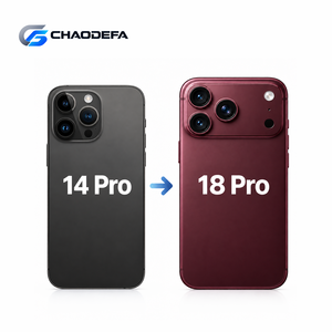 Kit de conversion de coque arrière en verre DIY avec petites pièces pour iPhone 14 Pro au style 18 Pro – Pièces de réparation - Product Image 1