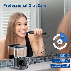 Hydropulseur <span class=keywords><strong>dentaire</strong></span> et brosse à <span class=keywords><strong>dents</strong></span> électrique Combo 500ML Brosse à <span class=keywords><strong>dents</strong></span> professionnelle Rechargeable <span class=keywords><strong>Dents</strong></span> Cleaner Picks - Product Image 6