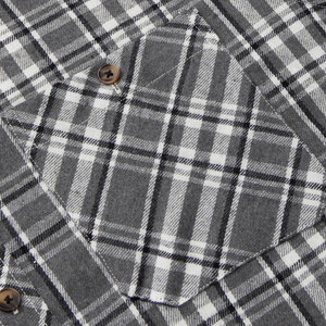 Camisas de Franela para Hombre al por Mayor, Personalizadas, de Alta Calidad, 100% Algodón, Manga Larga, Talla Grande, Diseño a Cuadros, para Otoño - Product Image 6