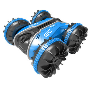 2.4G Amphibious RC <b>Stunt</b> <b>Car</b> 360° Rotation Waterproof Remote Control <b>Car</b> All Terrain Water Land Electric Toy <b>Car</b> For Kids - Product Image 1