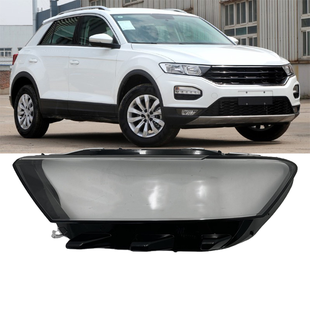 Auto Spare Parts Headlight Lens Glass Cover for VW Volkswagen T-ROC 2018-2021