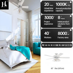 42 48 52 Inch 120 220 Volt ACDC Boho Japanese Style Vintage Low Floor Farmhouse Cheap <b>Ceiling</b> <b>Fan</b> <b>With</b> Light Kit - Product Image 3