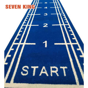 Revêtement de sol pour piste de traîneau de gym commercial portable avec matériau PP/PE, épaisseur de 18 à 25 mm, marquage <span class=keywords><strong>au</strong></span> mètre, <span class=keywords><strong>gazon</strong></span> - Product Image 1