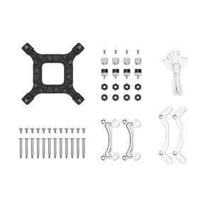 Radiateur de refroidissement du processeur DEEPCOOL LE720 blanc avec LED ARGB, dissipateur thermique pour processeur, refroidissement par eau pour PC avec connecteur 4 broches - Product Image 5