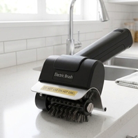 Nouvelle brosse de nettoyage électrique puissante pour barbecue, en acier inoxydable, à fil rotatif haute performance pour l'élimination des saletés
