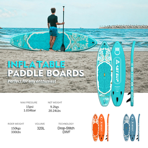 Tabla de Paddle Surf Inflable ABY ABY-6015 para Turismo con Tecnología Drop Stitch, Quilla Desmontable Deslizable para Competición, Capacidad de Carga de <span class=keywords><strong>150</strong></span> <span class=keywords><strong>kg</strong></span>, Venta al por Mayor - Product Image 2