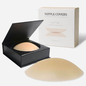 Cubrepezones de Silicona Nude Invisibles Reutilizables Sin Costuras Súper <span class=keywords><strong>Adhesivos</strong></span> Sin Pegamento Sin Tirantes Auto <span class=keywords><strong>Adhesivos</strong></span> - Product Image 1