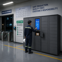 Casillero Inteligente para Paquetes Winnsen Industrial, Sistema Operativo Android de Alta Resistencia para Trabajadores de Fábrica