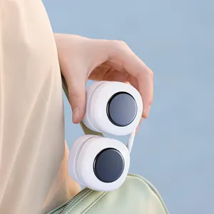 Taşınabilir Bladeless şarj edilebilir kişisel Fan boyun USB giyilebilir Fan katlanabilir spor hava soğutma boyun fanı