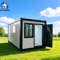 Conteneur pliable en acier RELYANCE, unité multi-usages moderne pour boutique, villa, restaurant, extérieur