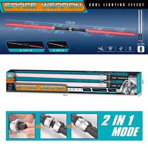 Brinquedo Saber LED Conectável 2 em 1 Mili com Luzes e Vibração Sonora para Crianças, Espada Laser para Festas de Cosplay - Product Image 3