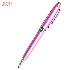 Metal Promocionais Clássico Gift Pen Multi-Color Tinta Opções 1.0mm Largura de Escrita UV/<span class=keywords><strong>Laser</strong></span> Gravação Logotipo Personalizado Caneta Esferográfica - Product Image 6