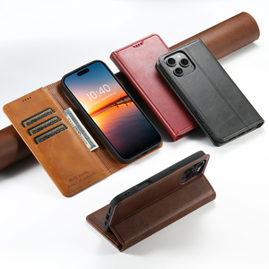 เคสโทรศัพท์ SUTENI สำหรับ <span class=keywords><strong>iPhone</strong></span> 18 Pro Max พร้อมที่ใส่บัตรแม่เหล็ก ฝาพับแบบกระเป๋าสตางค์ หนัง<span class=keywords><strong>เทียม</strong></span> รุ่น 17 16 Plus 15 Pro 14 13 12 - Product Image 6