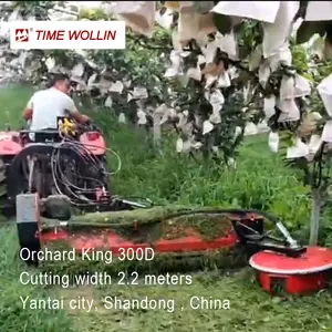 Orchard Swing salıncak döner kol sied sap biçme makinesi Orchard kral 300C arka tarafı 40HP kompakt traktör