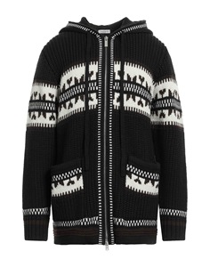 Sudadera con capucha de jacquard con cremallera para hombre, suéter ajustado, chaqueta informal de moda, cárdigan de punto, suéter para hombre - Product Image 4