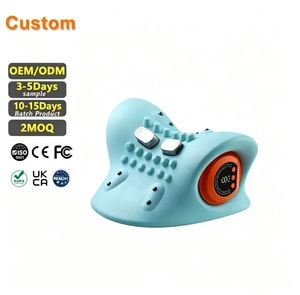 Almohada cervical, masajeador de tejido profundo de doble cabezal con terapia de calor, profundidad de percusión de 9 mm para alivio cervical, compatible con OEM - Product Image 1