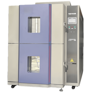 Zweizonen-Thermoschock-Testkammer Thermische Zyklus-Umweltsimulations-Testausrüstung - Product Image 1