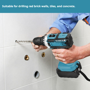 Taladro Percutor Inalámbrico Recargable de 21v, <span class=keywords><strong>Destornillador</strong></span> Todo en Uno, Batería de Iones de Litio, Juego de Herramientas Multifunción - Product Image 5