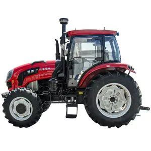 Farm front loader 4wd 1204 Factory Price China Supplier Tractor 120HP Farm Equipment Tractor Red agricultural tractor