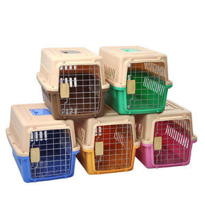 Cage de transport pour animaux de compagnie durable de 8 tailles, boîte de voyage en plastique portable, cage pour animaux de compagnie approuvée par les compagnies aériennes pour l'extérieur - Product Image 3