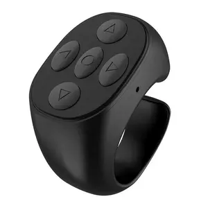 Hot Selling Fingertip Phone Selfie Page Turner Flipping Video Controller Bluetooth-compatible Tiktok Ring Remote Control