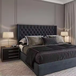 <span class=keywords><strong>Cama</strong></span> de Almacenamiento Moderna y Cómoda para Dormitorio, Muebles para el Hogar y Hoteles, Precio Directo de Fábrica - Product Image 3