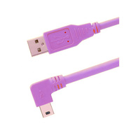 Cable de Transferencia de Datos de Alta Velocidad USB 2.0 a Mini-B de 5 Pines, con Revestimiento de Oro y Blindaje de TPE, para Cámara y Computadora, 5m, OEM