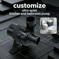 Pompe de circulation silencieuse et étanche à moteur 24V DC pour système de chasse d'eau intelligent pour toilettes