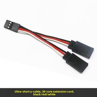 Câble d'extension Y-Line pour servo de direction RC 3 broches, connecteur standard mâle-femelle pour avion/voiture/hélicoptère RC CN