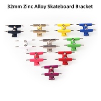 Pièces de planche de surf en alliage multicolore de 32mm en gros écrous de blocage pour les amateurs de skateboard