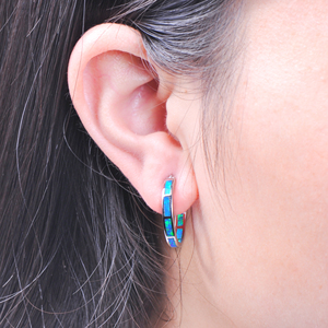 Top Femme Cuivre Or <span class=keywords><strong>Rose</strong></span> Petit Cerceau En Or <span class=keywords><strong>Rose</strong></span> Boucles D'oreilles Manchette En Argent - Product Image 1