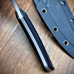 มีดต่อสู้ทางยุทธวิธี SS206 ใบมีดสแตนเลสคุณภาพสูง G10 ด้ามจับแบบตรง ปรับแต่งได้ตามต้องการ DIY OEM ความหนา 4.0 มม. 1 - Product Image 3