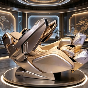 Deluxe Commercial Hotel Guest Room High Comfort Luxury Use 4D Intelligent Voice Control PU Leather Chair - Product Image 3